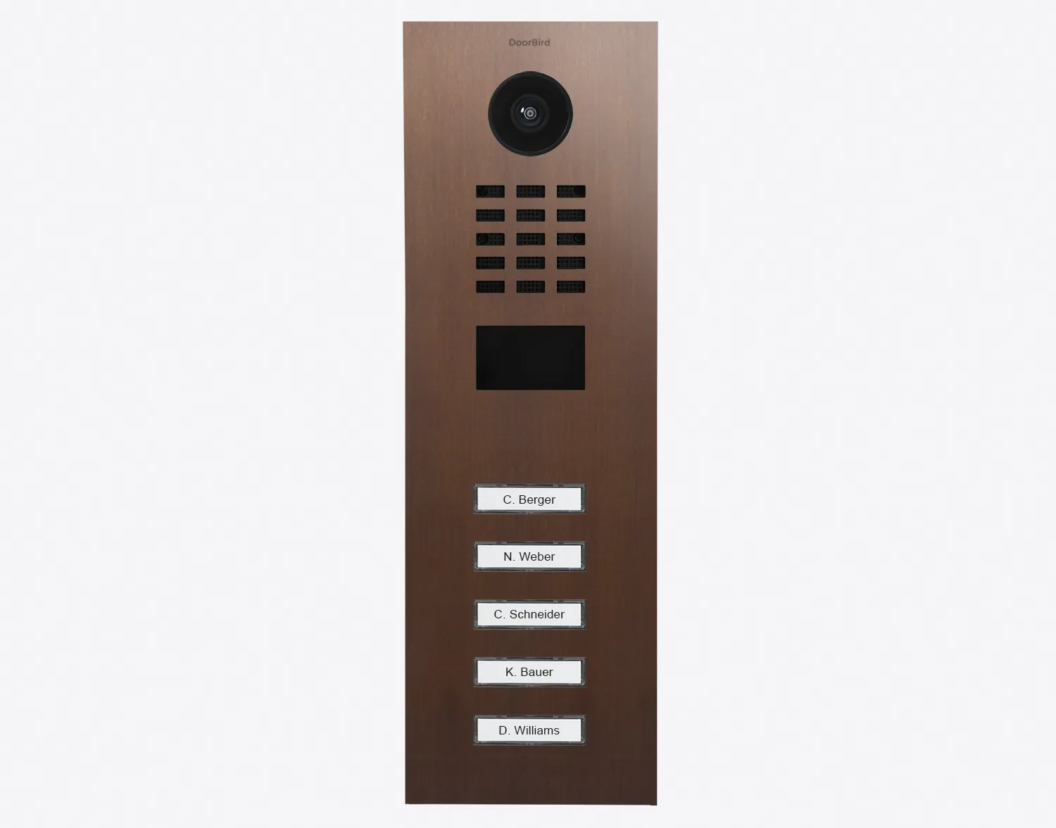 DoorBird Multi-Dwelling IP Intercom Video Door Station D2104V - Metal Finish - Flush / Surface backbox sold separately