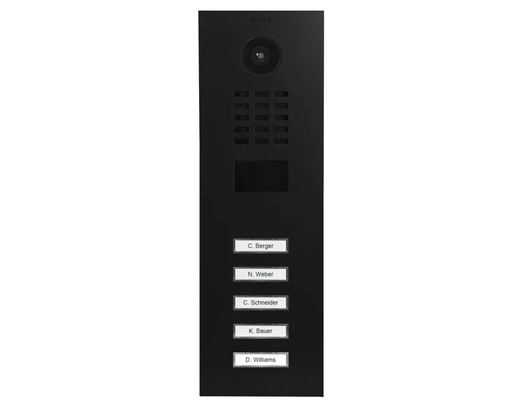DoorBird Multi-Dwelling IP Intercom Video Door Station D2104V - Metal Finish - Flush / Surface backbox sold separately