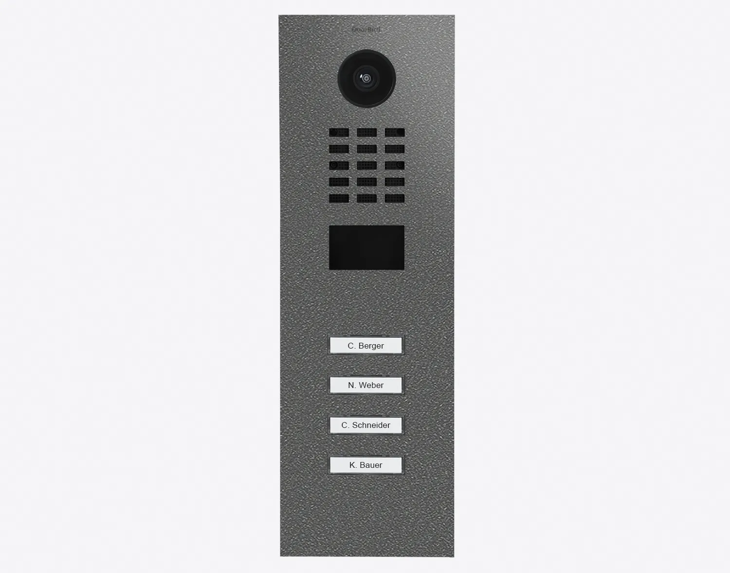 DoorBird Multi-Dwelling IP Intercom Video Door Station D2104V - Metal Finish - Flush / Surface backbox sold separately