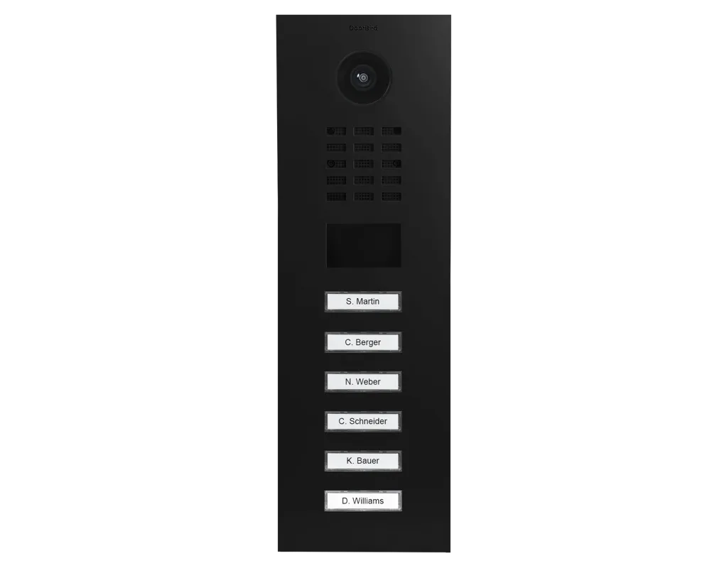 DoorBird Multi-Dwelling IP Intercom Video Door Station D2104V - Metal Finish - Flush / Surface backbox sold separately