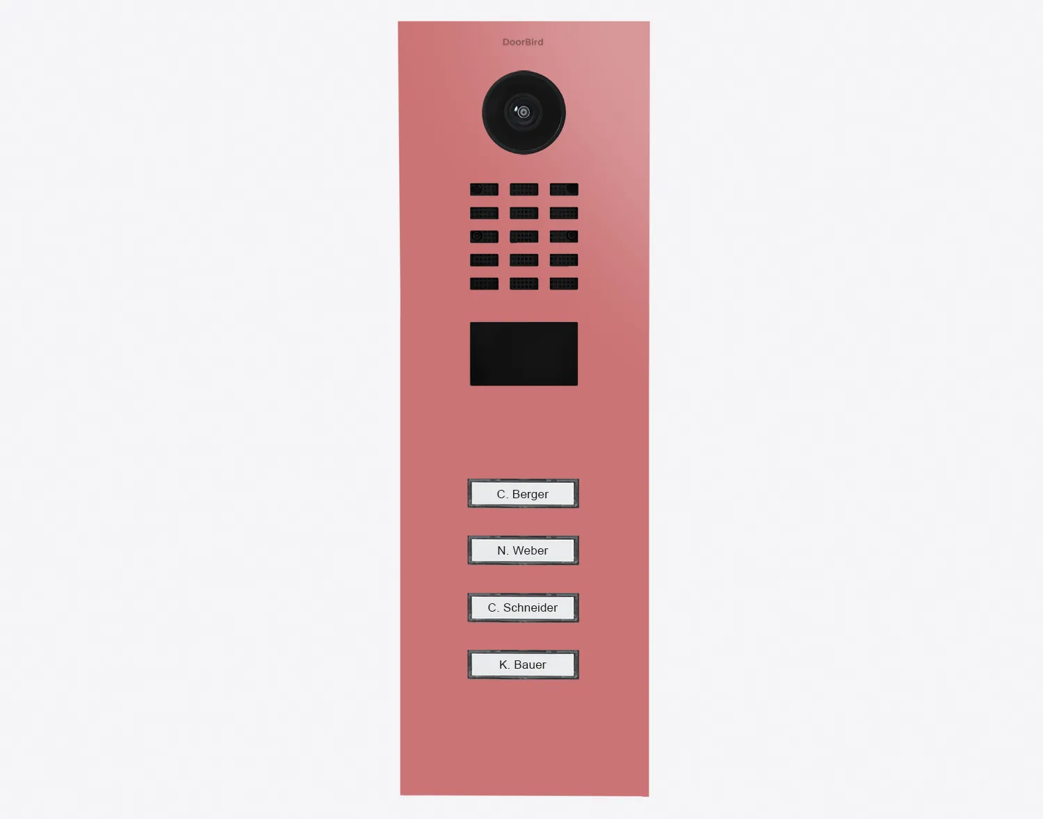 DoorBird Multi-Dwelling IP Intercom Video Door Station D2104V - Metal Finish - Flush / Surface backbox sold separately