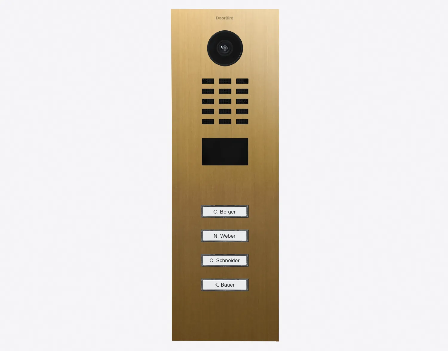 DoorBird Multi-Dwelling IP Intercom Video Door Station D2104V - Metal Finish - Flush / Surface backbox sold separately