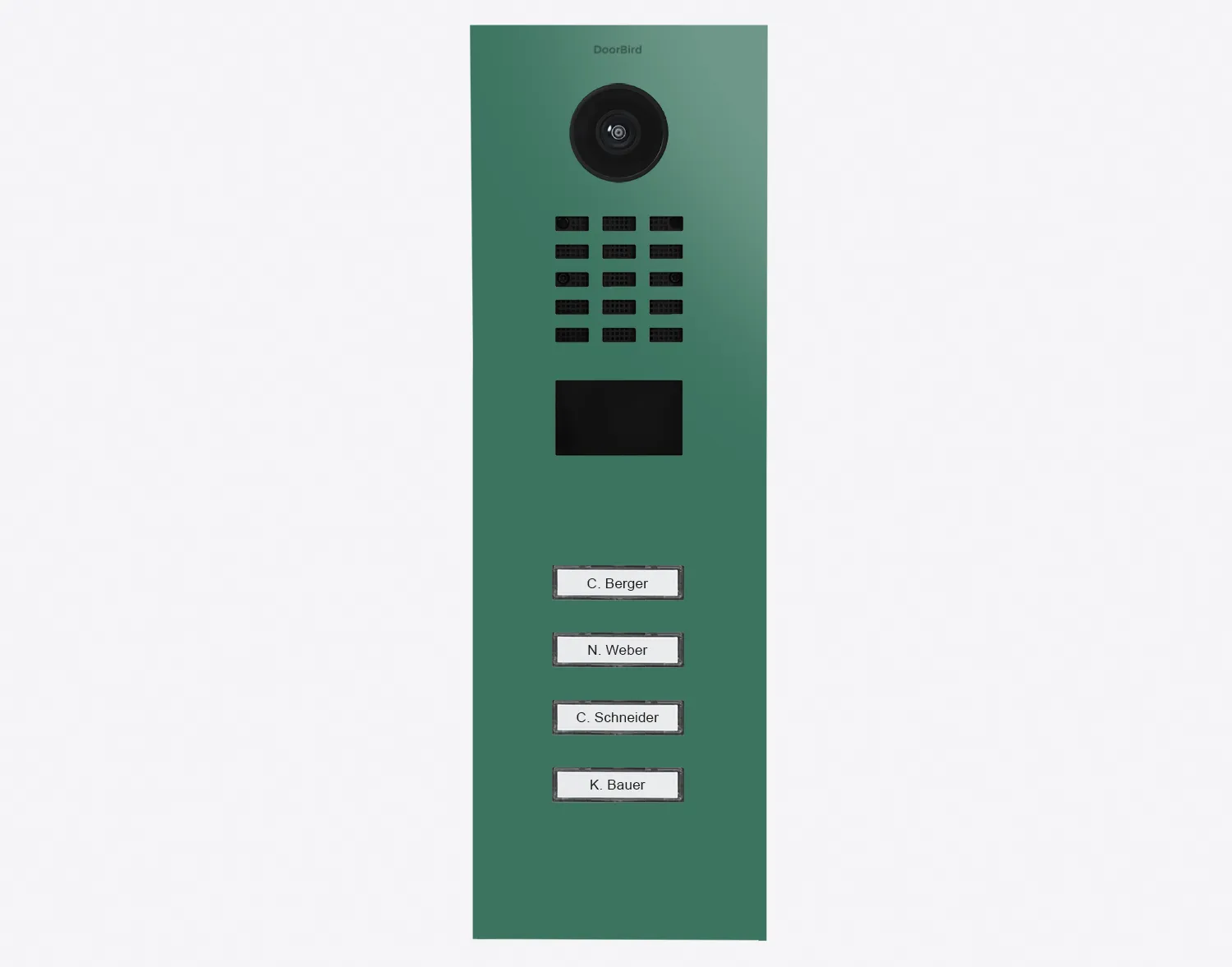 DoorBird Multi-Dwelling IP Intercom Video Door Station D2104V - Metal Finish - Flush / Surface backbox sold separately