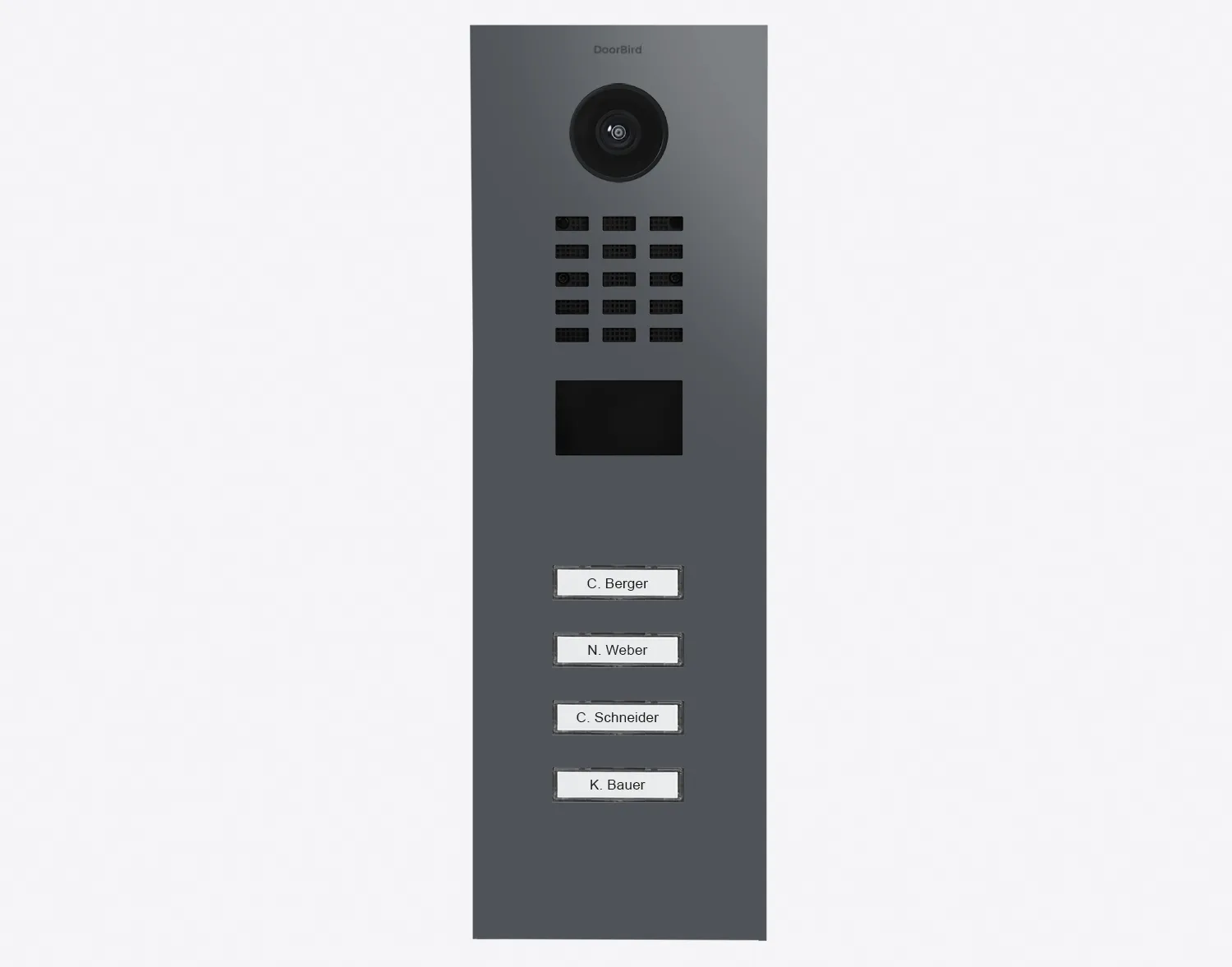 DoorBird Multi-Dwelling IP Intercom Video Door Station D2104V - Metal Finish - Flush / Surface backbox sold separately