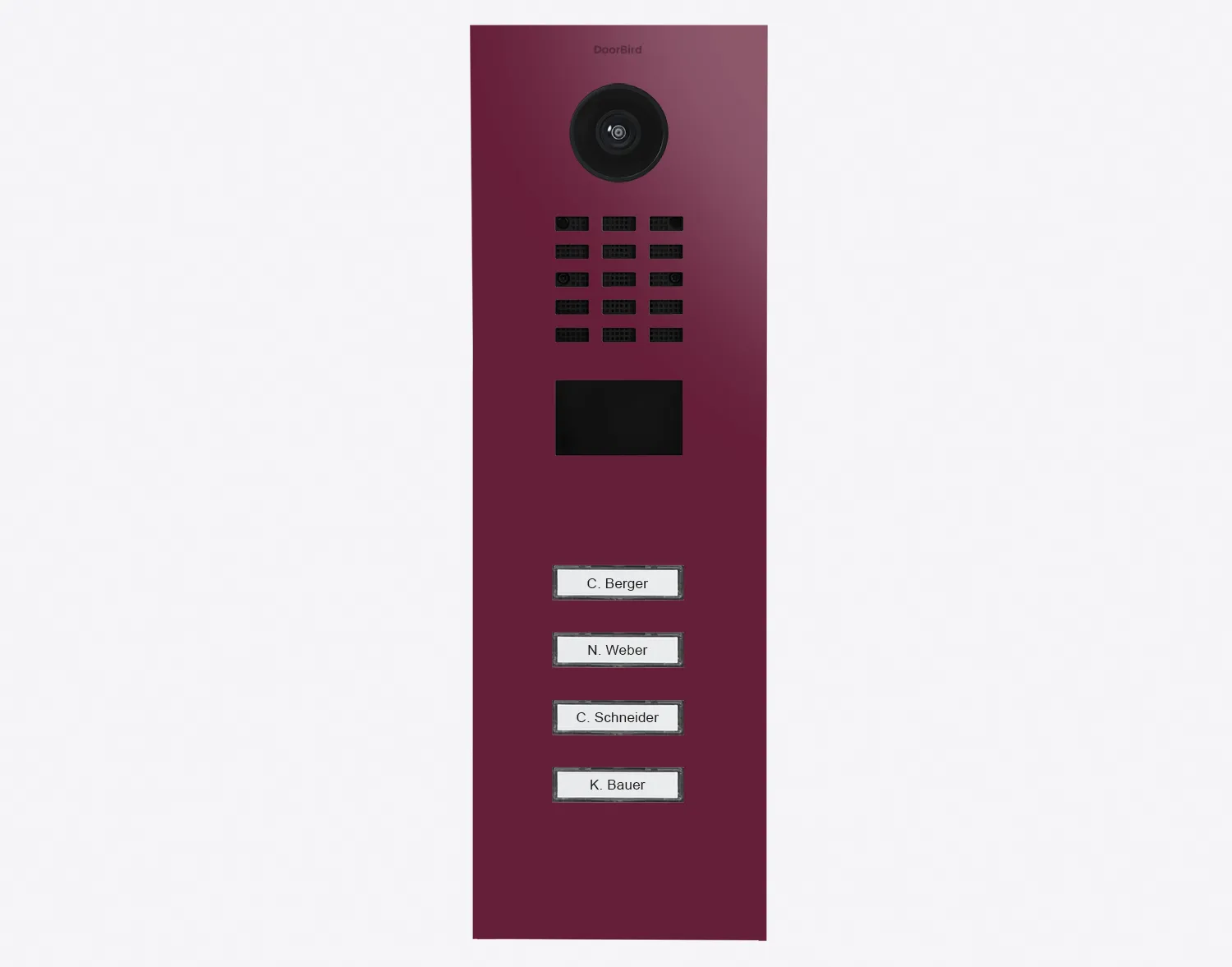 DoorBird Multi-Dwelling IP Intercom Video Door Station D2104V - Metal Finish - Flush / Surface backbox sold separately