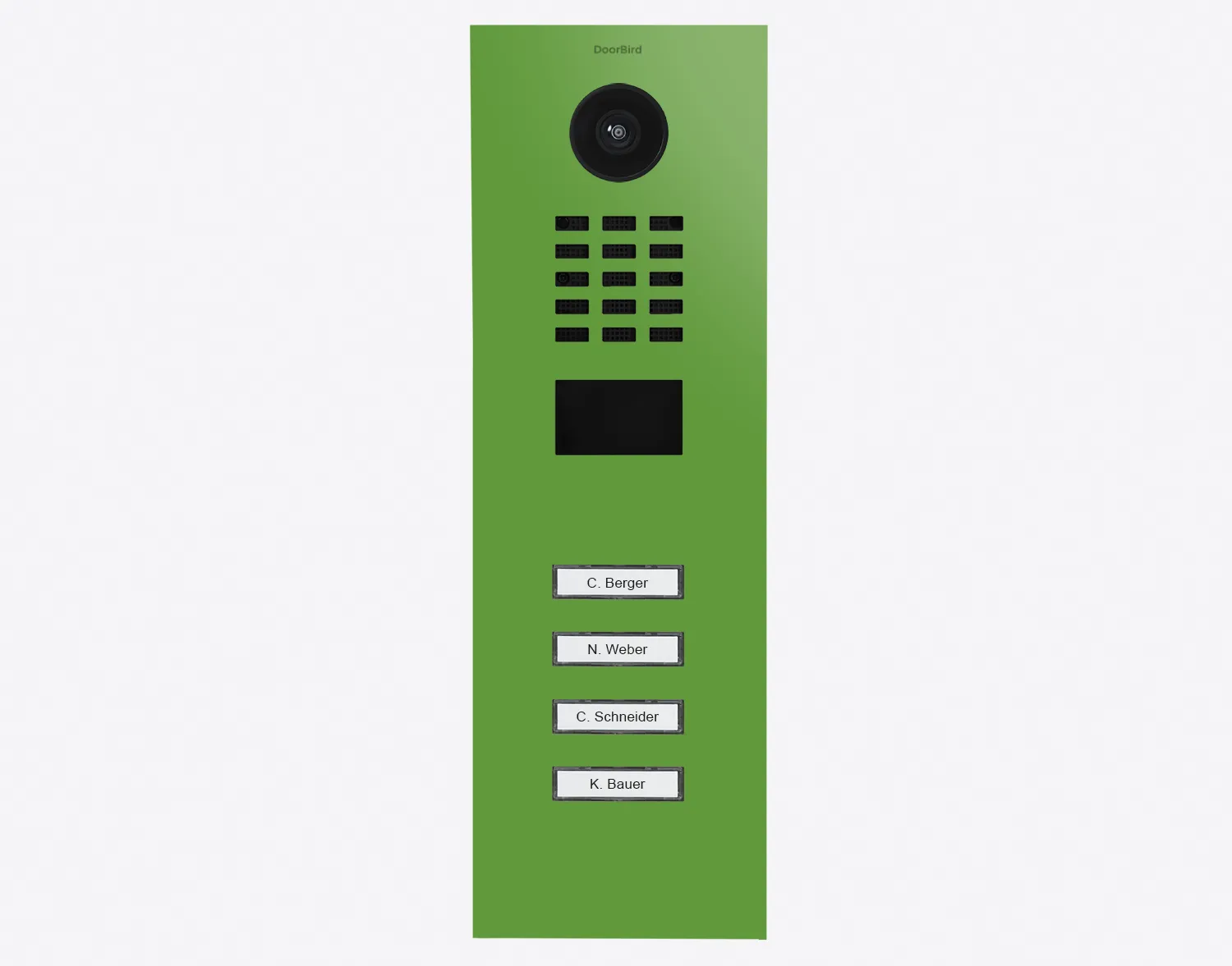 DoorBird Multi-Dwelling IP Intercom Video Door Station D2104V - Metal Finish - Flush / Surface backbox sold separately