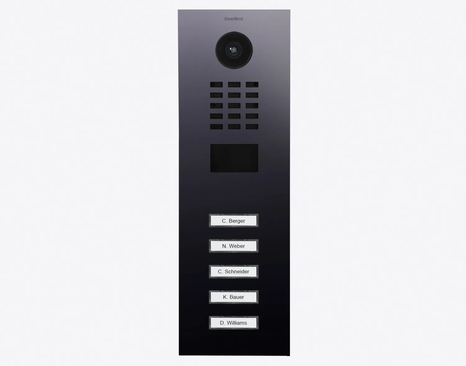 DoorBird Multi-Dwelling IP Intercom Video Door Station D2104V - Metal Finish - Flush / Surface backbox sold separately