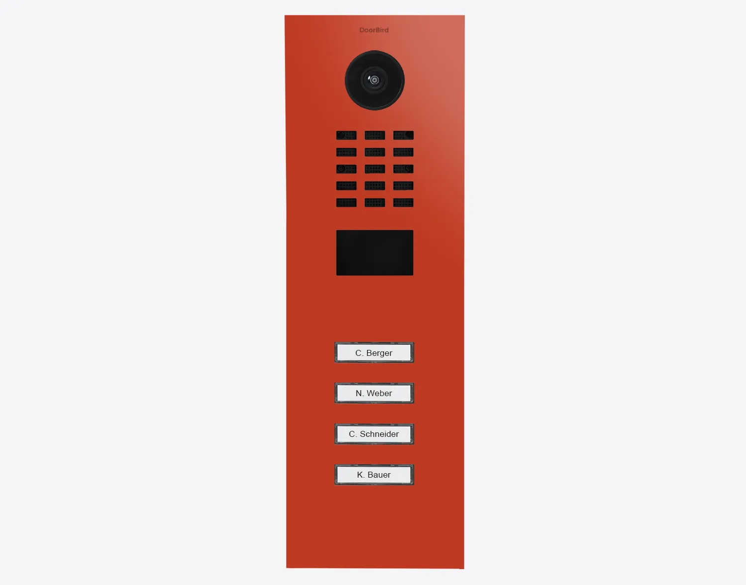 DoorBird Multi-Dwelling IP Intercom Video Door Station D2104V - Metal Finish - Flush / Surface backbox sold separately