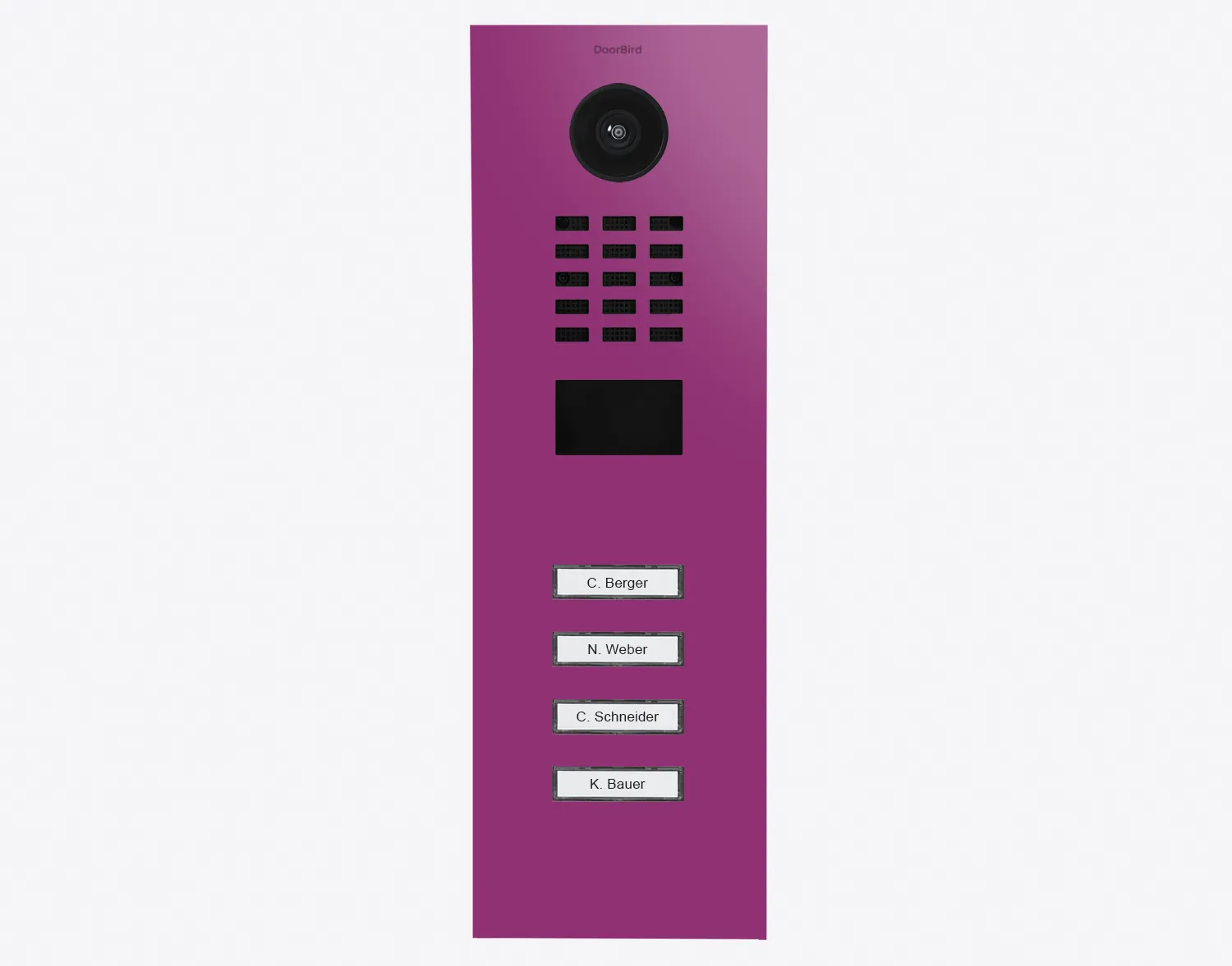 DoorBird Multi-Dwelling IP Intercom Video Door Station D2104V - Metal Finish - Flush / Surface backbox sold separately