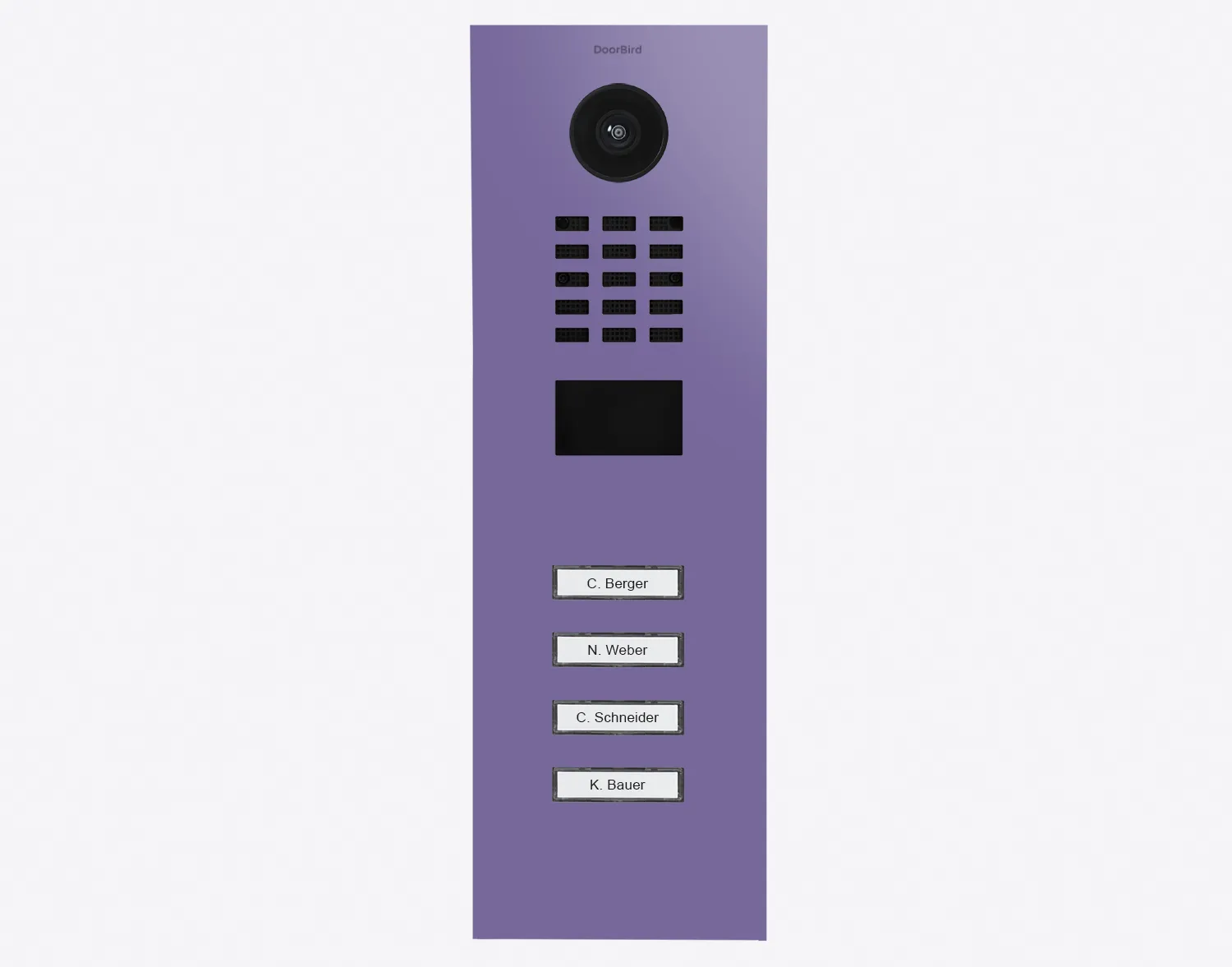DoorBird Multi-Dwelling IP Intercom Video Door Station D2104V - Metal Finish - Flush / Surface backbox sold separately
