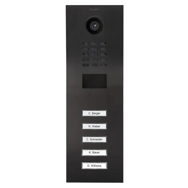 DoorBird Multi-Dwelling IP Intercom Video Door Station D2104V - Metal Finish - Flush / Surface backbox sold separately