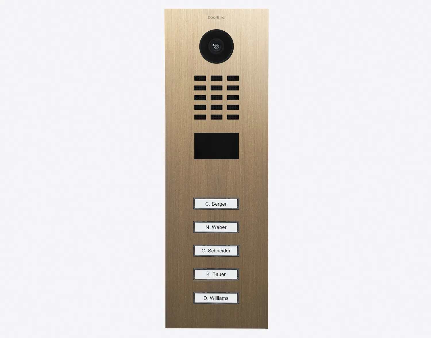 DoorBird Multi-Dwelling IP Intercom Video Door Station D2104V - Metal Finish - Flush / Surface backbox sold separately