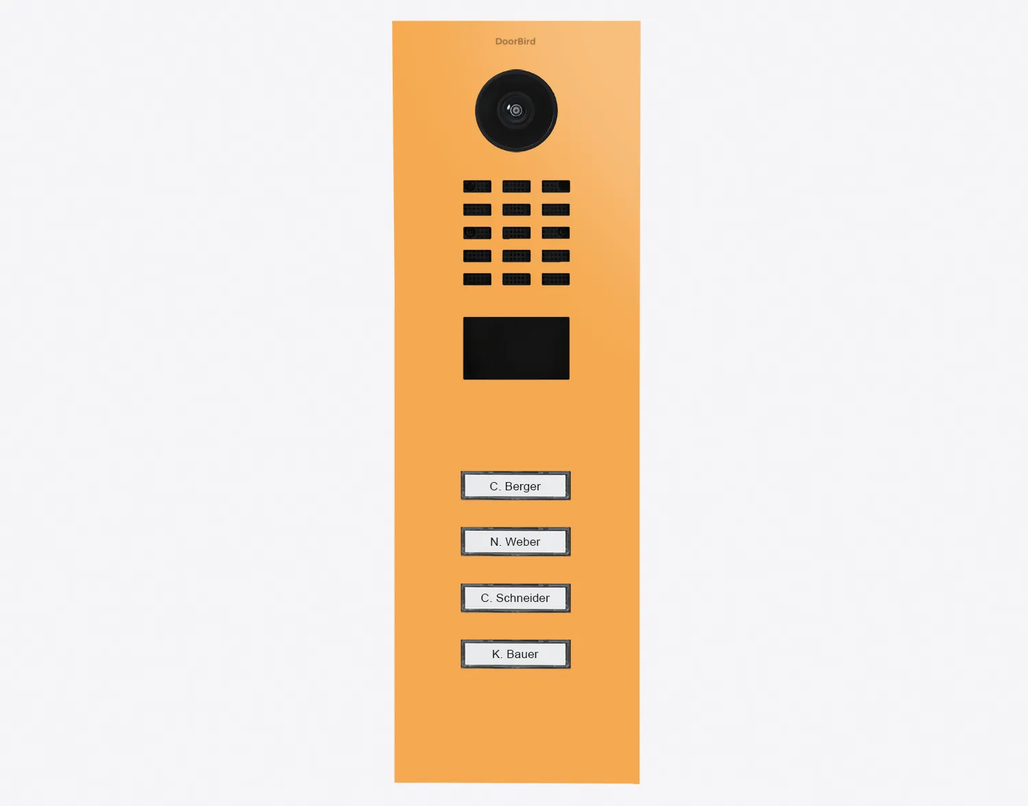 DoorBird Multi-Dwelling IP Intercom Video Door Station D2104V - Metal Finish - Flush / Surface backbox sold separately