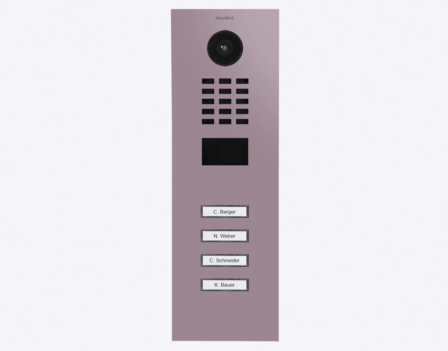 DoorBird Multi-Dwelling IP Intercom Video Door Station D2104V - Metal Finish - Flush / Surface backbox sold separately