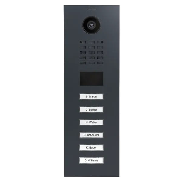 DoorBird Multi-Dwelling IP Intercom Video Door Station D2104V - Metal Finish - Flush / Surface backbox sold separately
