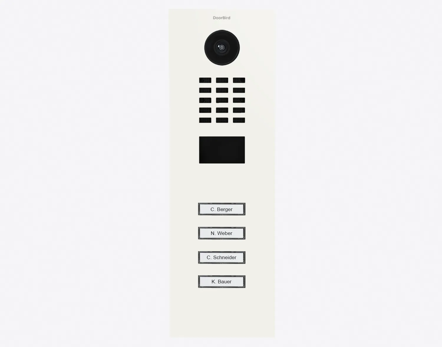 DoorBird Multi-Dwelling IP Intercom Video Door Station D2104V - Metal Finish - Flush / Surface backbox sold separately