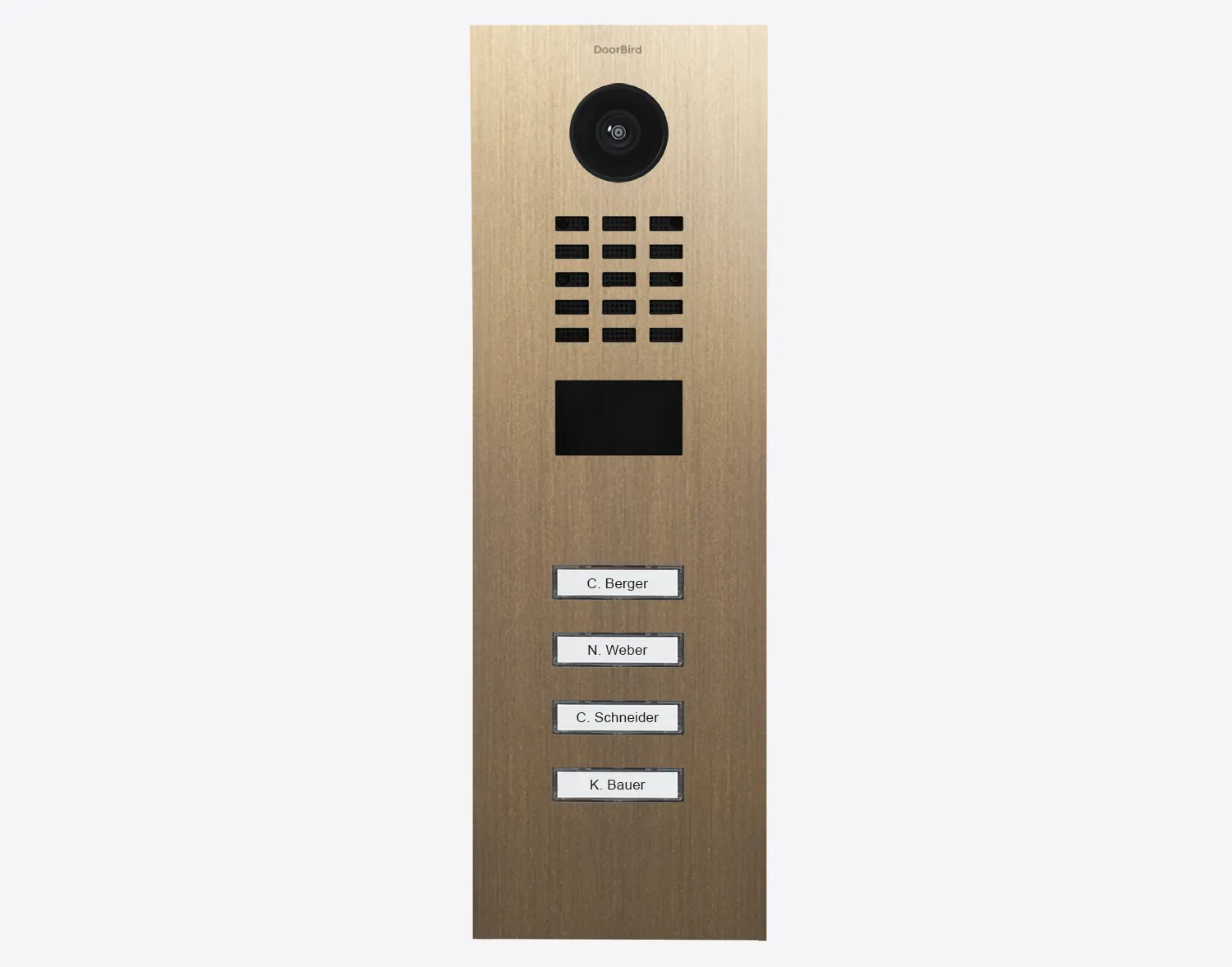 DoorBird Multi-Dwelling IP Intercom Video Door Station D2104V - Metal Finish - Flush / Surface backbox sold separately