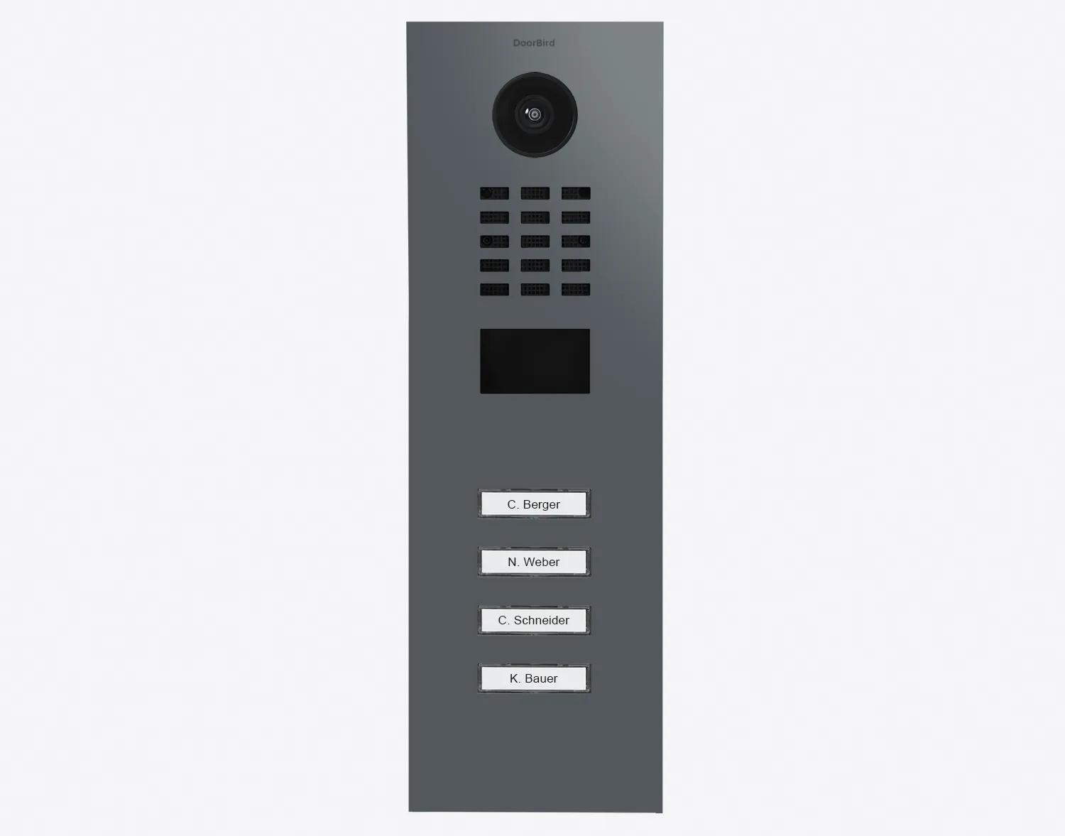 DoorBird Multi-Dwelling IP Intercom Video Door Station D2104V - Metal Finish - Flush / Surface backbox sold separately
