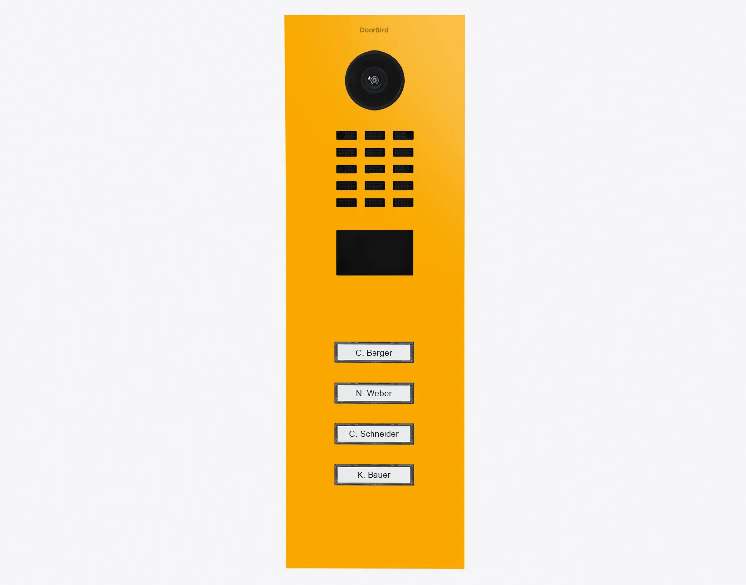 DoorBird Multi-Dwelling IP Intercom Video Door Station D2104V - Metal Finish - Flush / Surface backbox sold separately