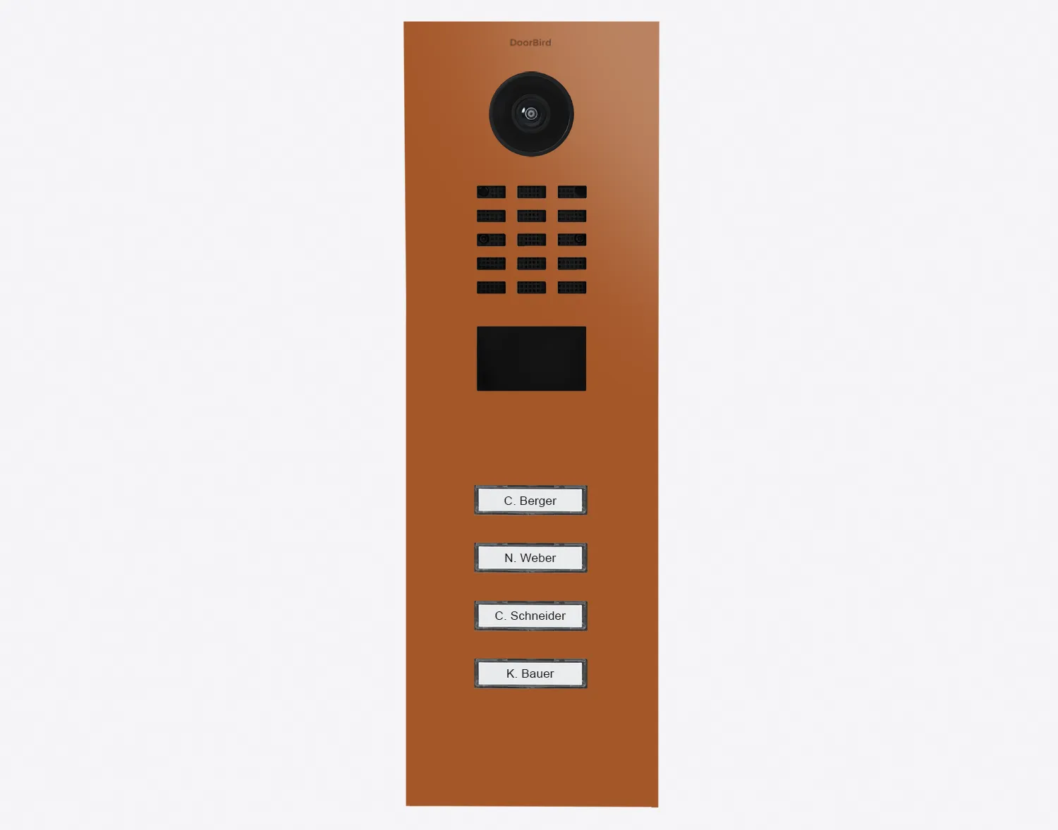 DoorBird Multi-Dwelling IP Intercom Video Door Station D2104V - Metal Finish - Flush / Surface backbox sold separately