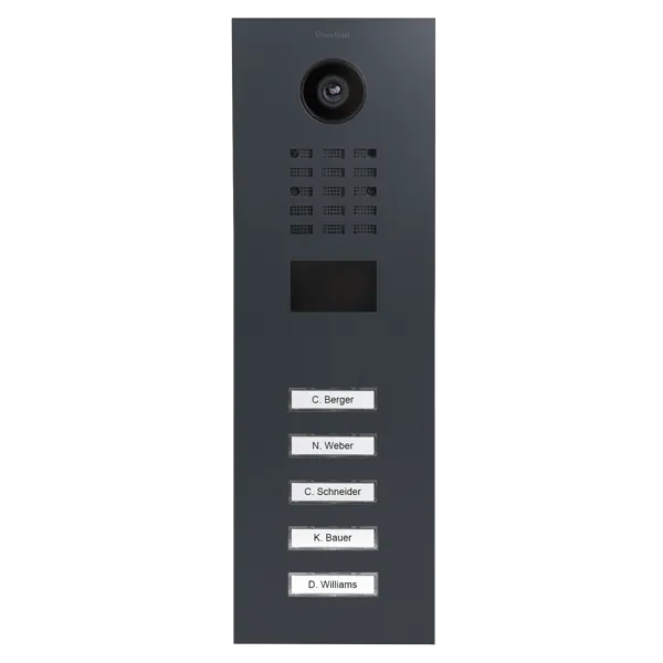 DoorBird Multi-Dwelling IP Intercom Video Door Station D2104V - Metal Finish - Flush / Surface backbox sold separately
