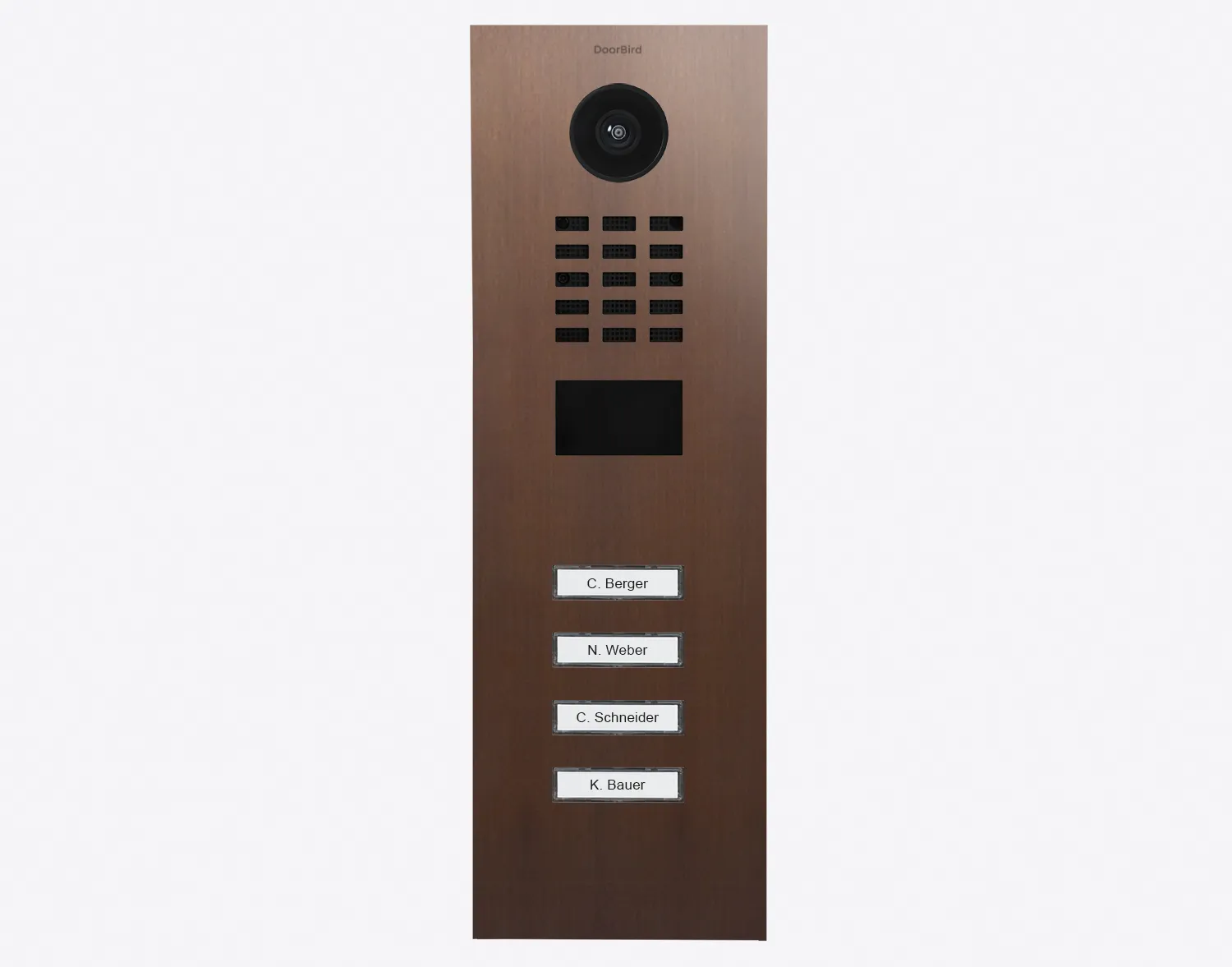 DoorBird Multi-Dwelling IP Intercom Video Door Station D2104V - Metal Finish - Flush / Surface backbox sold separately