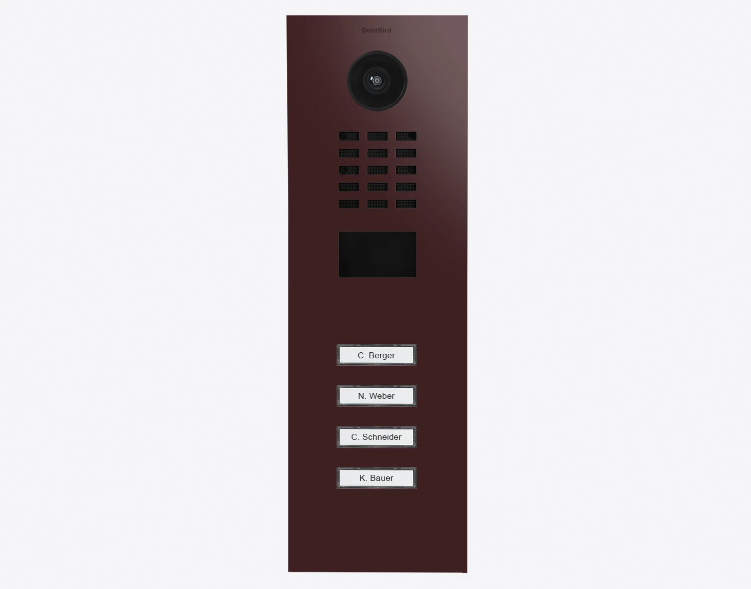 DoorBird Multi-Dwelling IP Intercom Video Door Station D2104V - Metal Finish - Flush / Surface backbox sold separately