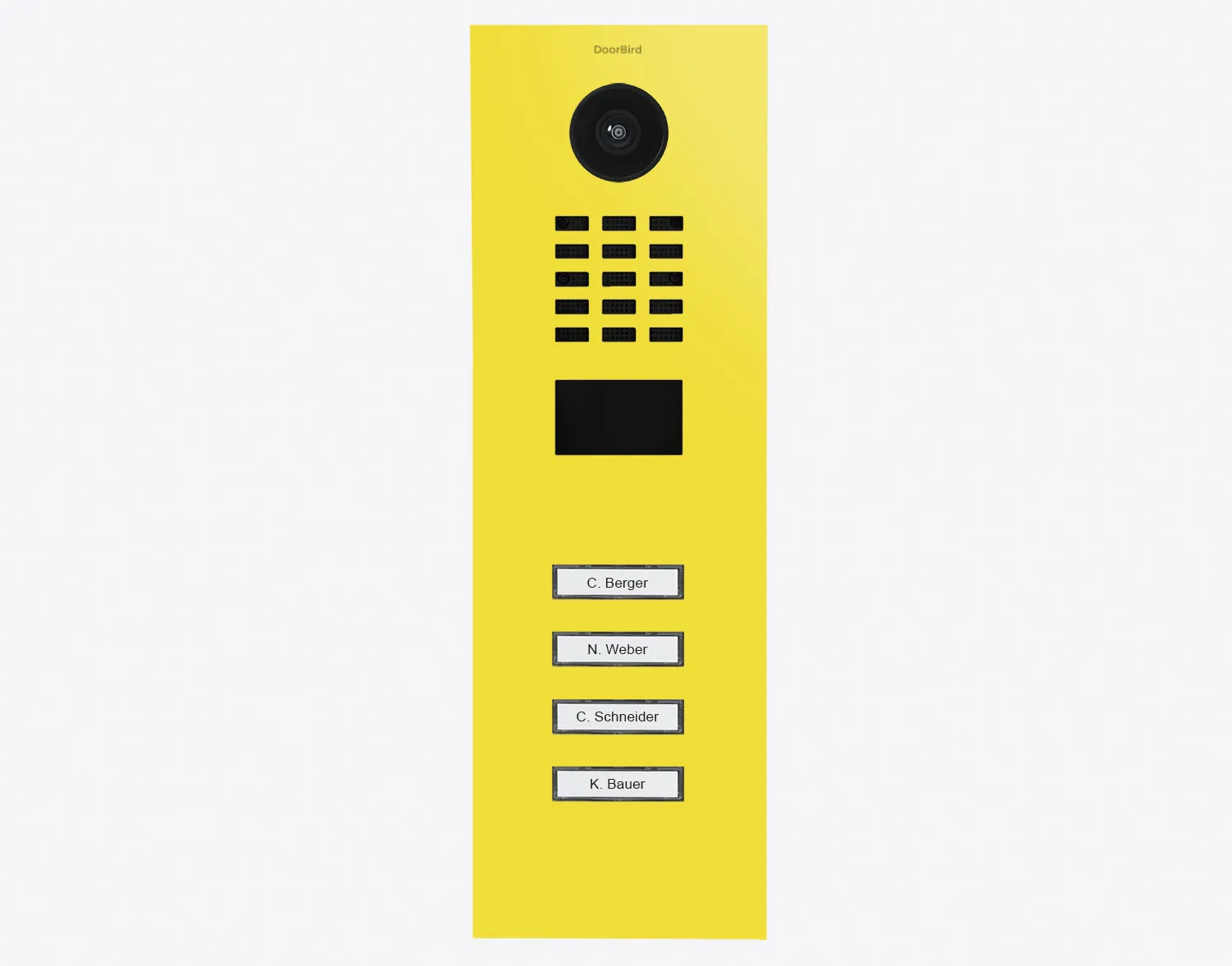 DoorBird Multi-Dwelling IP Intercom Video Door Station D2104V - Metal Finish - Flush / Surface backbox sold separately