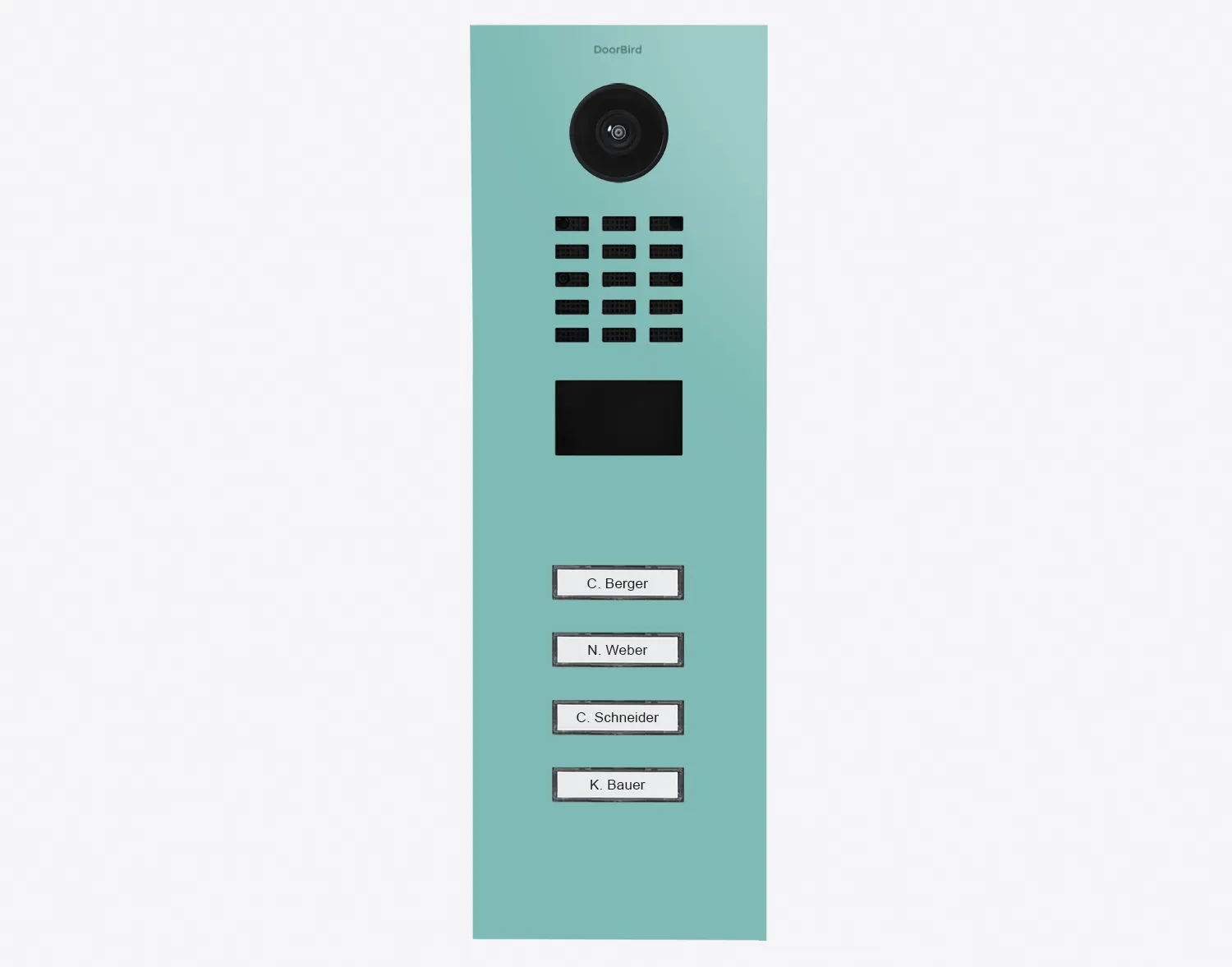 DoorBird Multi-Dwelling IP Intercom Video Door Station D2104V - Metal Finish - Flush / Surface backbox sold separately