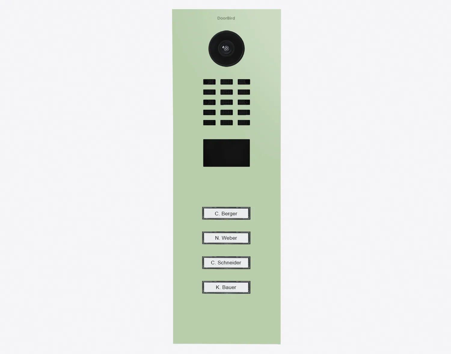 DoorBird Multi-Dwelling IP Intercom Video Door Station D2104V - Metal Finish - Flush / Surface backbox sold separately