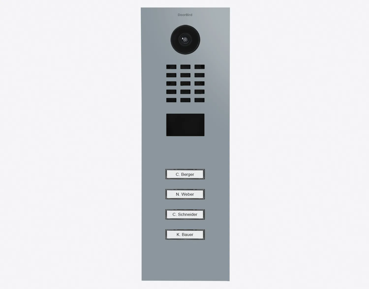 DoorBird Multi-Dwelling IP Intercom Video Door Station D2104V - Metal Finish - Flush / Surface backbox sold separately