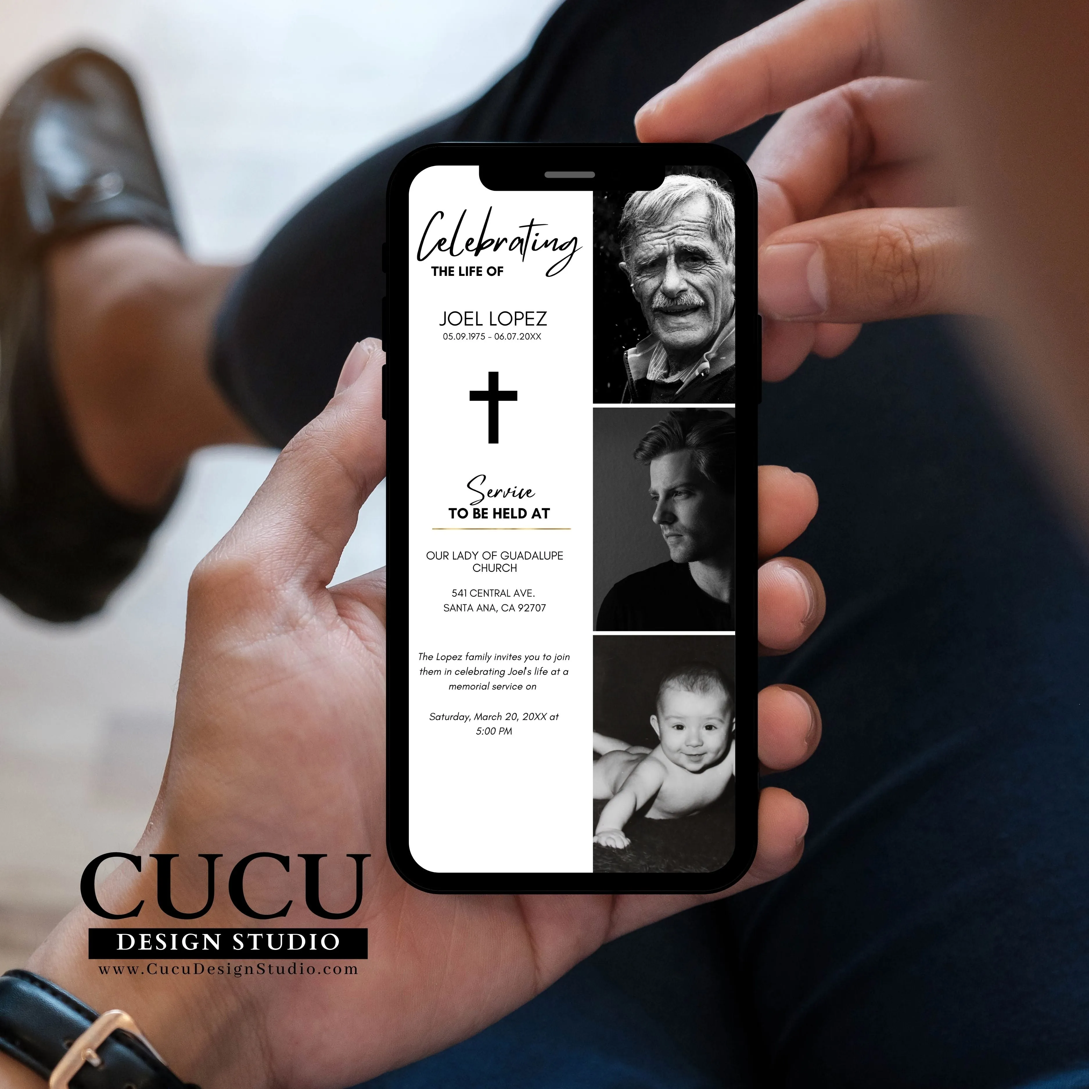 Electronic Funeral Announcement