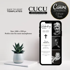 Electronic Funeral Announcement