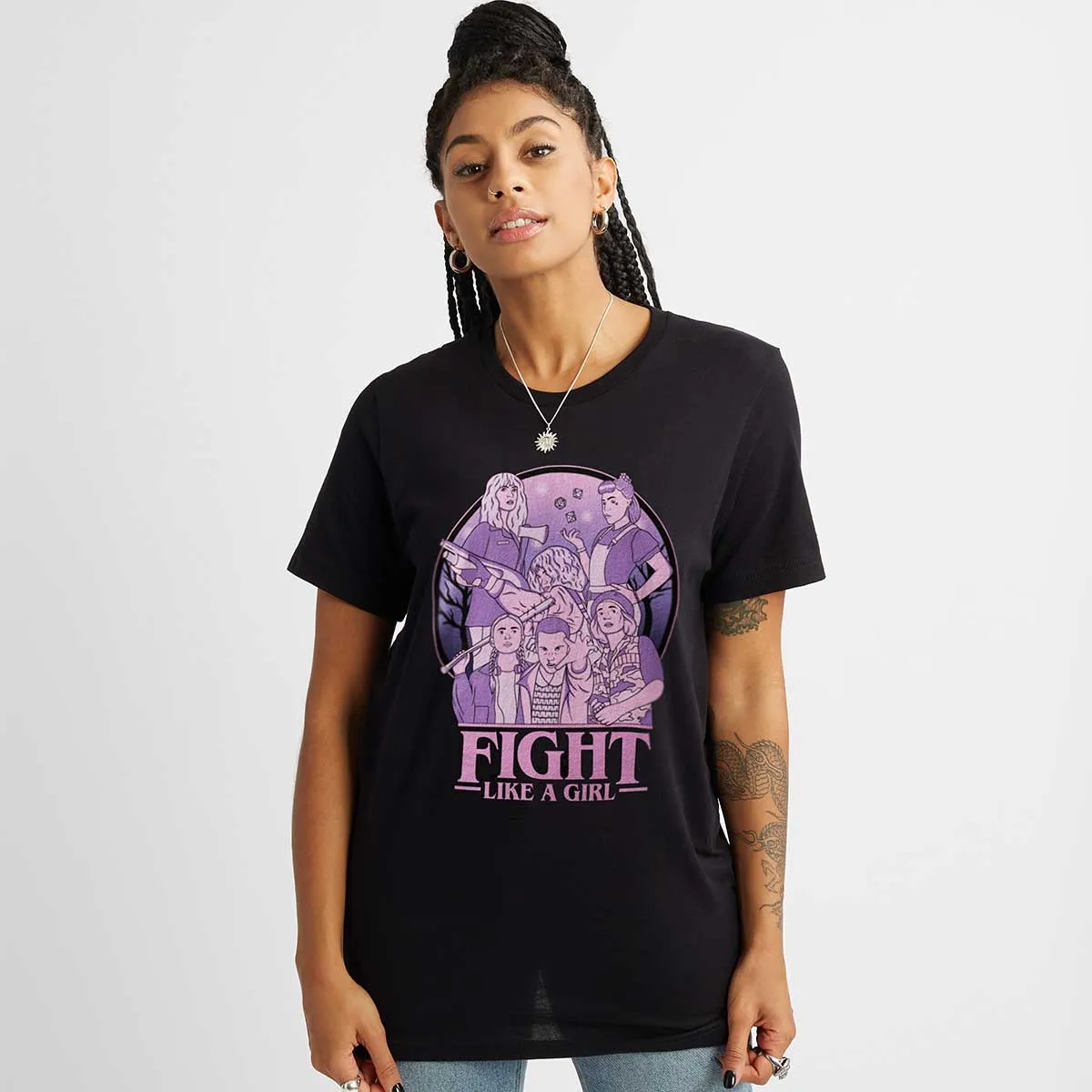 Fight Like A Girl Feminist T-Shirt