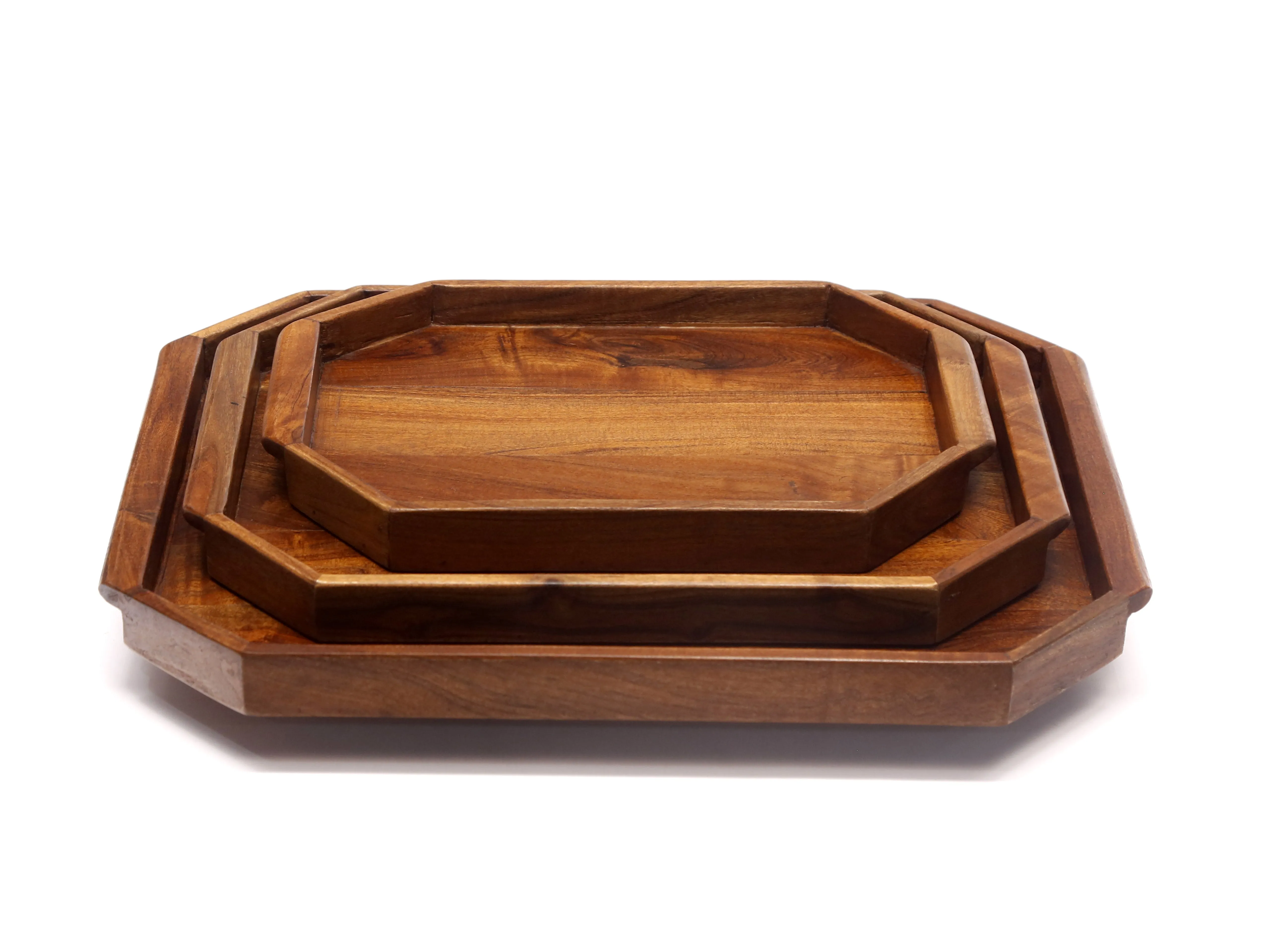 Folded Corner Tray Set - Set of 3