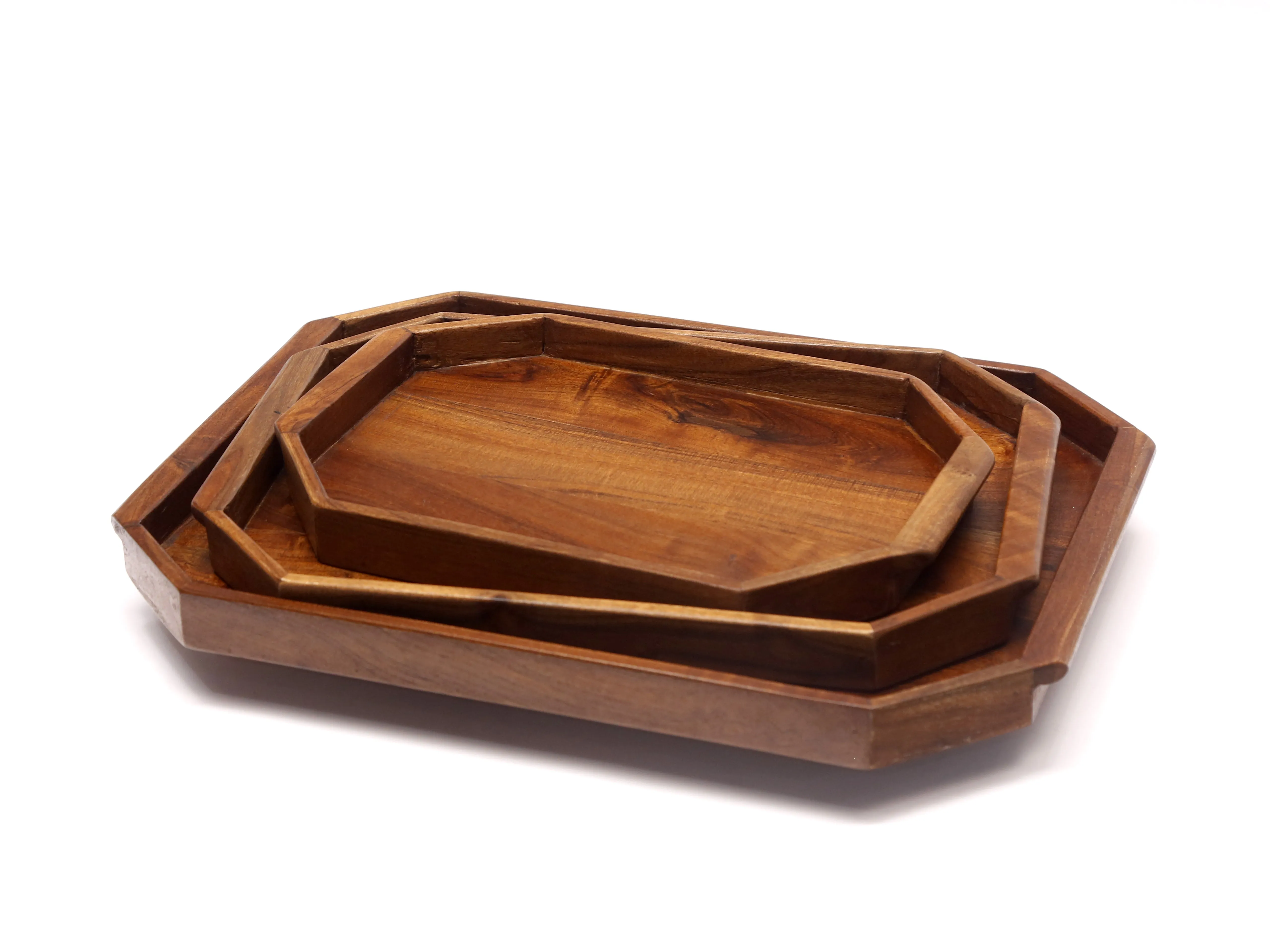 Folded Corner Tray Set - Set of 3