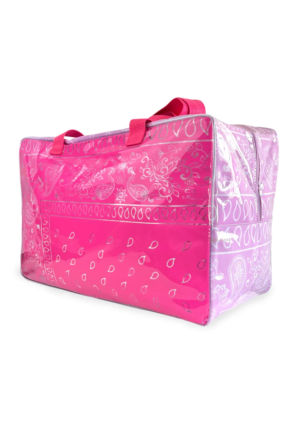 Fucsia Paisley Towel Bag