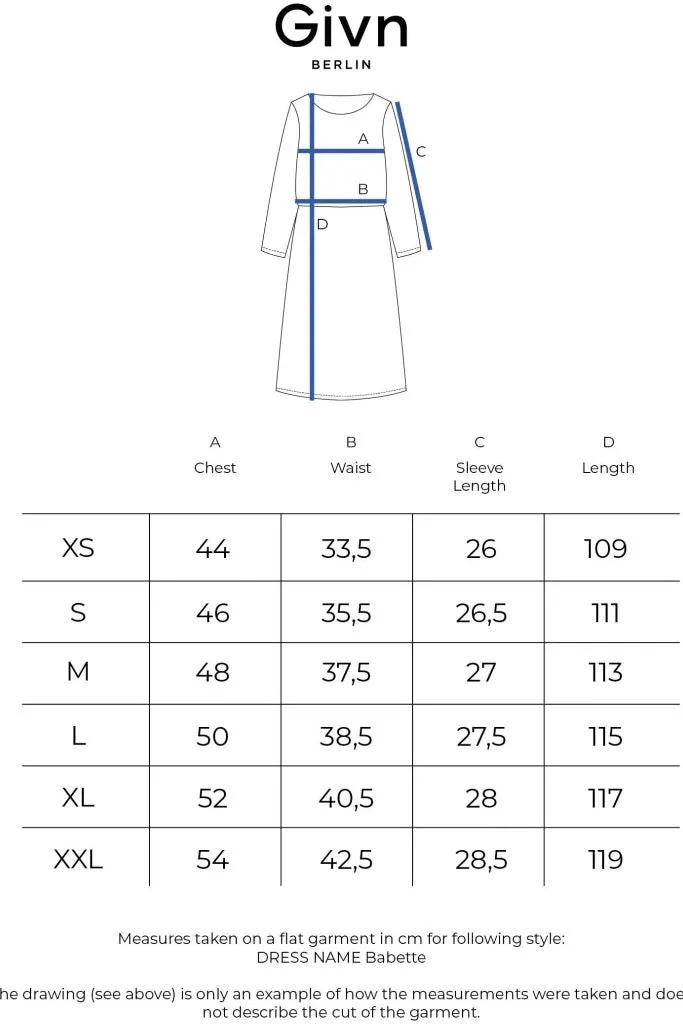 GBBABETTE Dress nightshade blue outlines