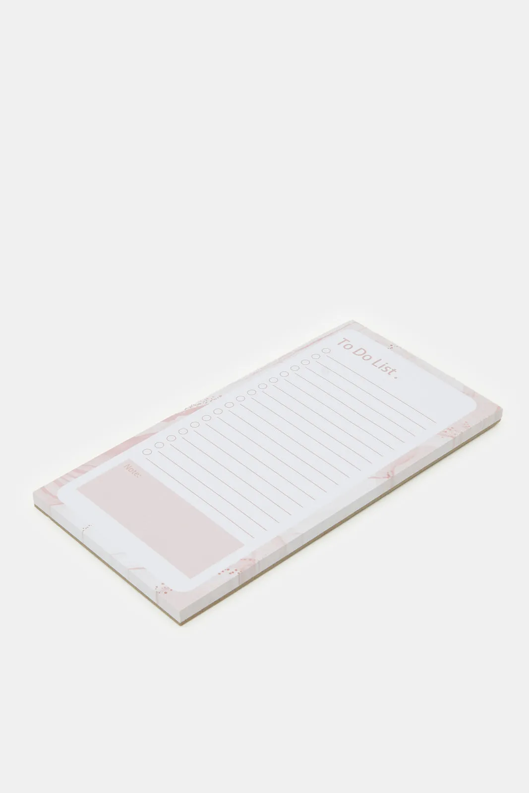 Gold To Do List Pad