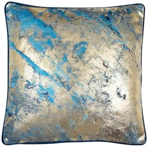 Heavenly - Gold and Teal cushion - Malini