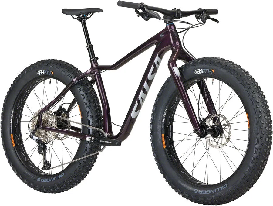 Heyday! Carbon Deore 12 Fat Bike - Black Cherry