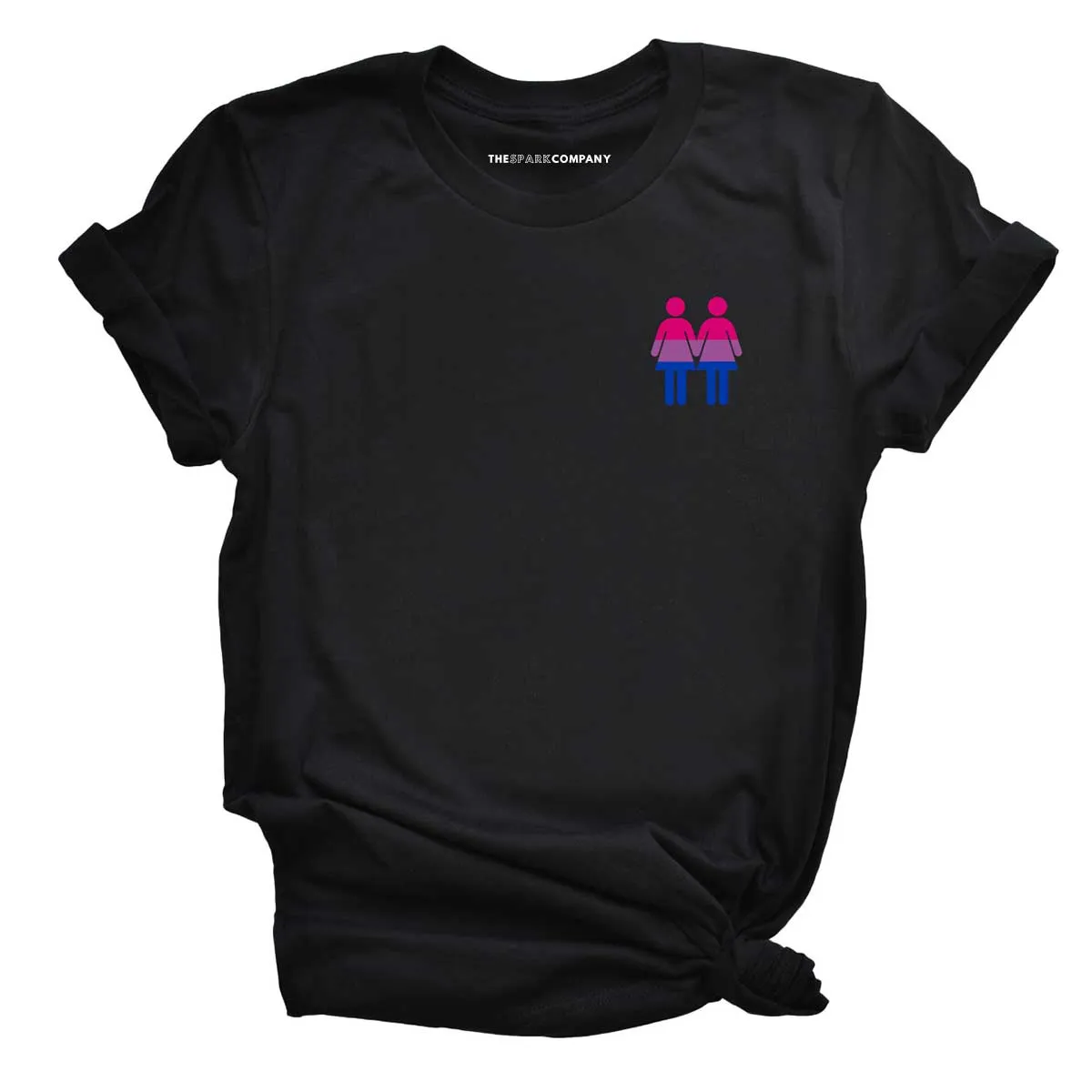 Holding Hands, Bisexual LGBTQ  Pride T-Shirt