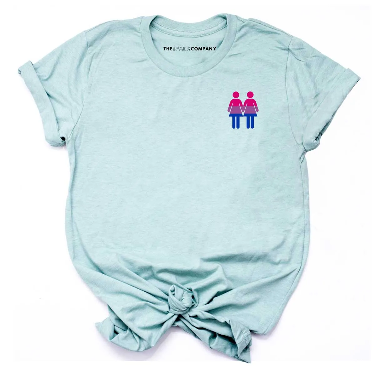 Holding Hands, Bisexual LGBTQ  Pride T-Shirt