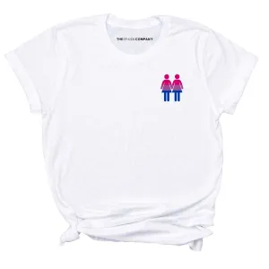 Holding Hands, Bisexual LGBTQ  Pride T-Shirt