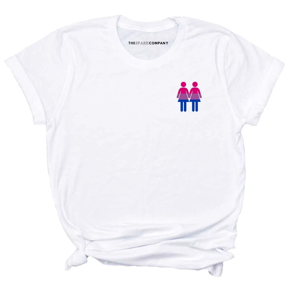 Holding Hands, Bisexual LGBTQ  Pride T-Shirt