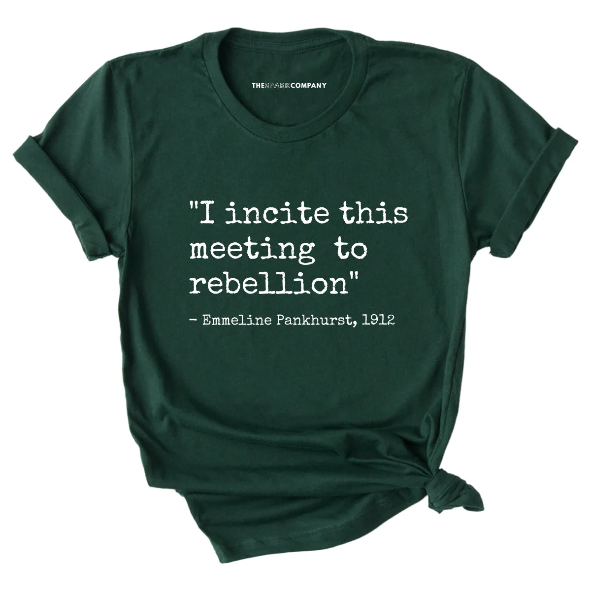 I Incite This Meeting To Rebellion Feminist T-Shirt