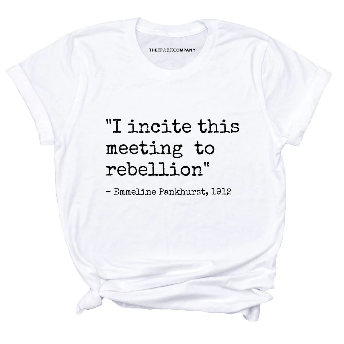I Incite This Meeting To Rebellion Feminist T-Shirt