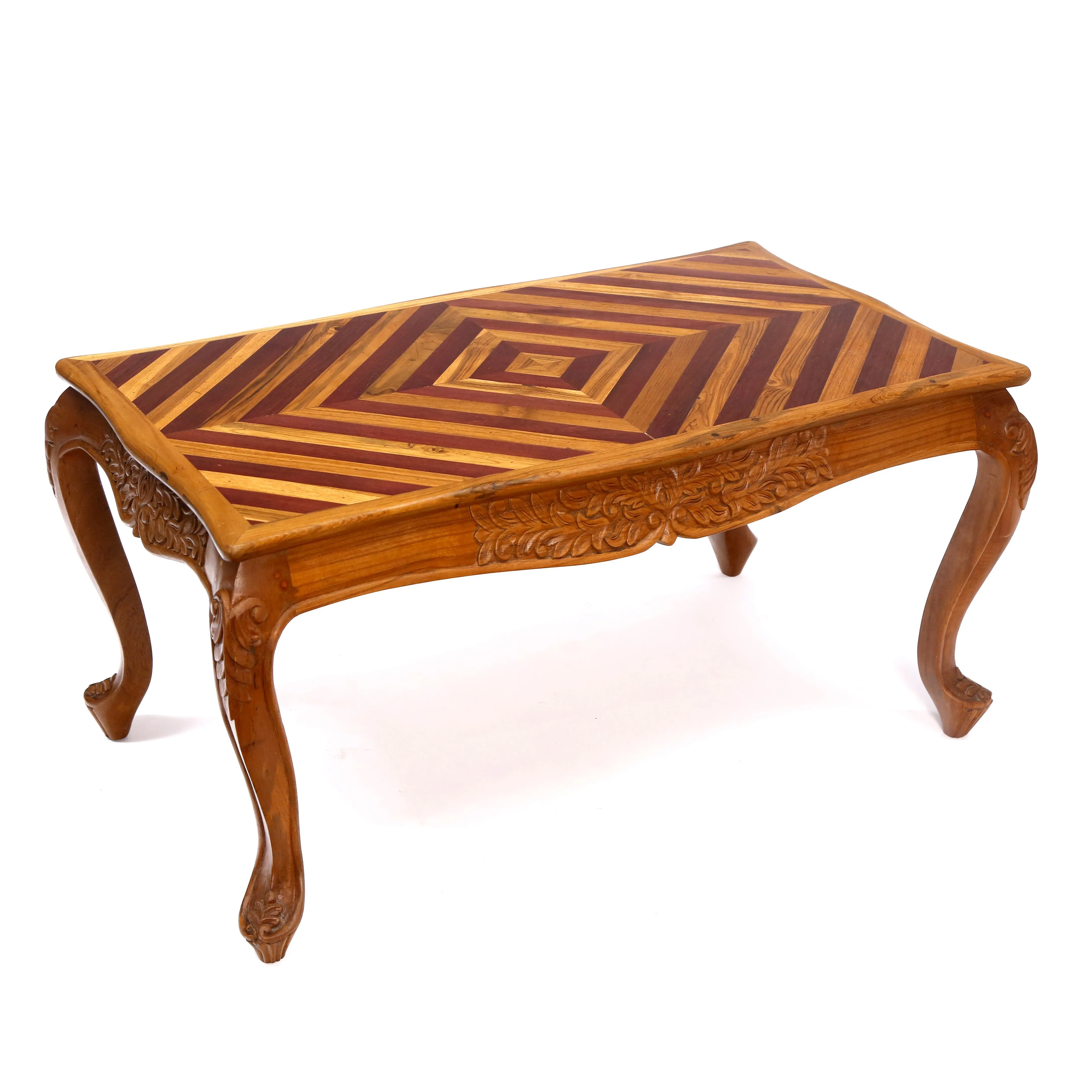 Inlay Design Teak wood Coffee Table