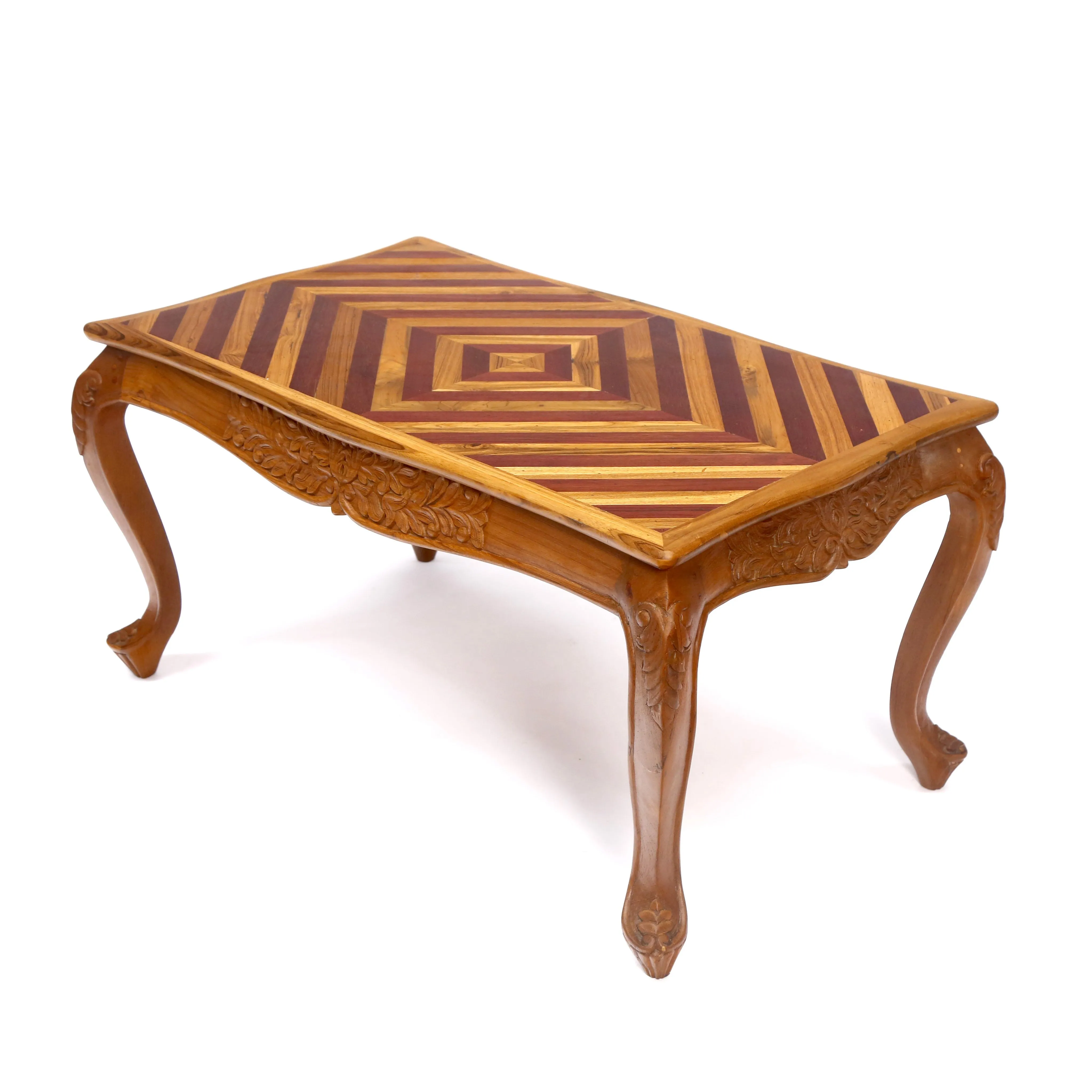 Inlay Design Teak wood Coffee Table