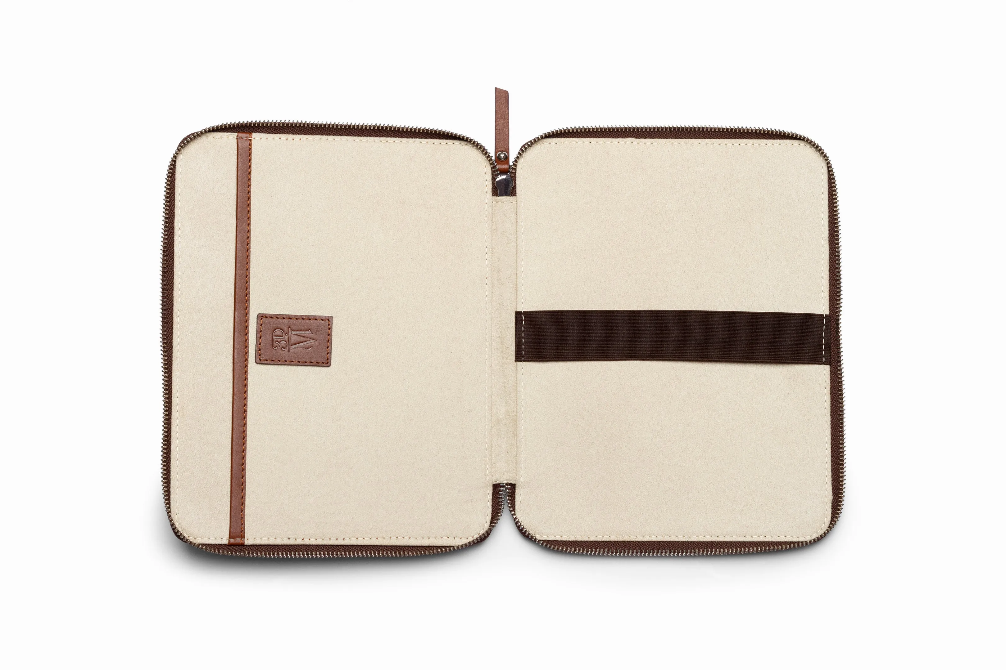 IPAD CASE CROC BROWN